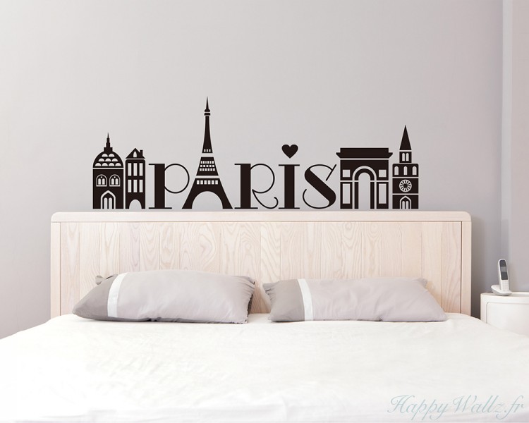 Stickers Paris silhouette Stickers Paris silhouette